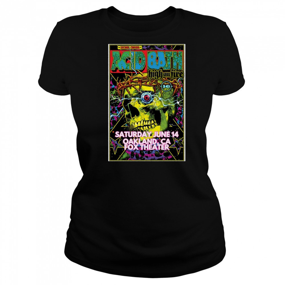 Acid Bath 2025 Oakland CA Poster T-Shirt Women's T-shirt