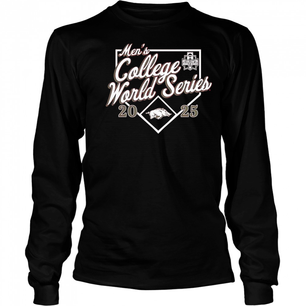 Arkansas Razorbacks 2025 NCAA Baseball World Series Bullpen Ace shirt Long Sleeved