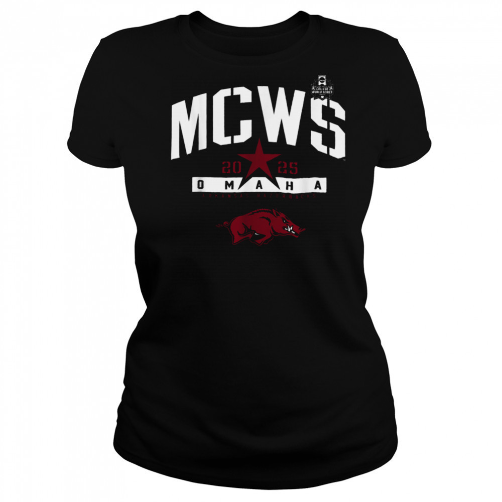 Arkansas Razorbacks College World Series 2025 MCWS Baseball T Shirt Women's T-shirt