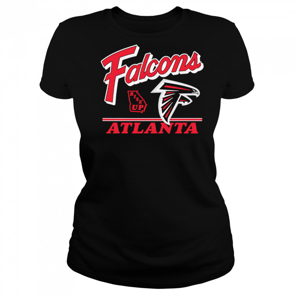 Atlanta Falcons Fly Rise Up Retro shirt Women's T-shirt