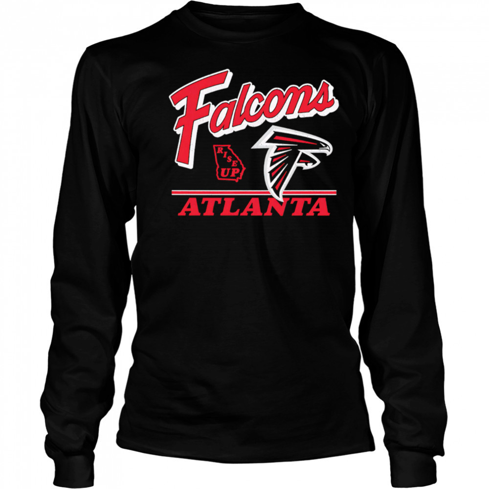 Atlanta Falcons Fly Rise Up Retro shirt Long Sleeved