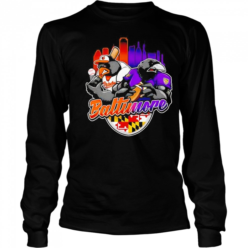 Baltimore Sports Team Mascot 2025 Shirt Long Sleeved
