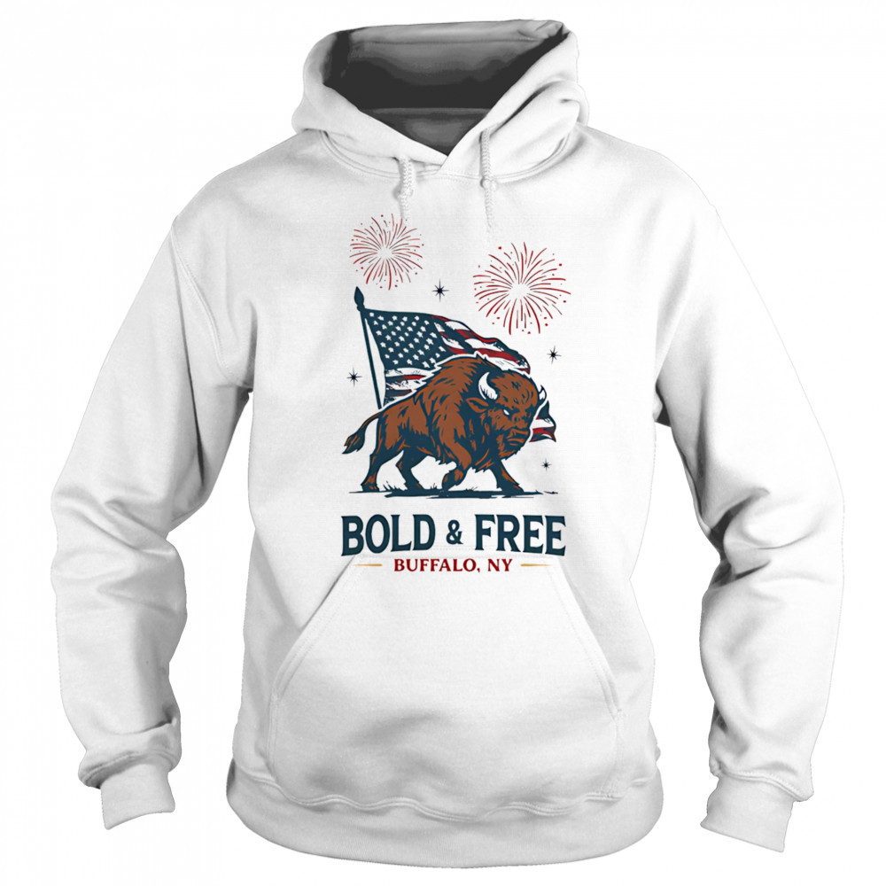 Bold and free Buffalo NY shirt Hoodie