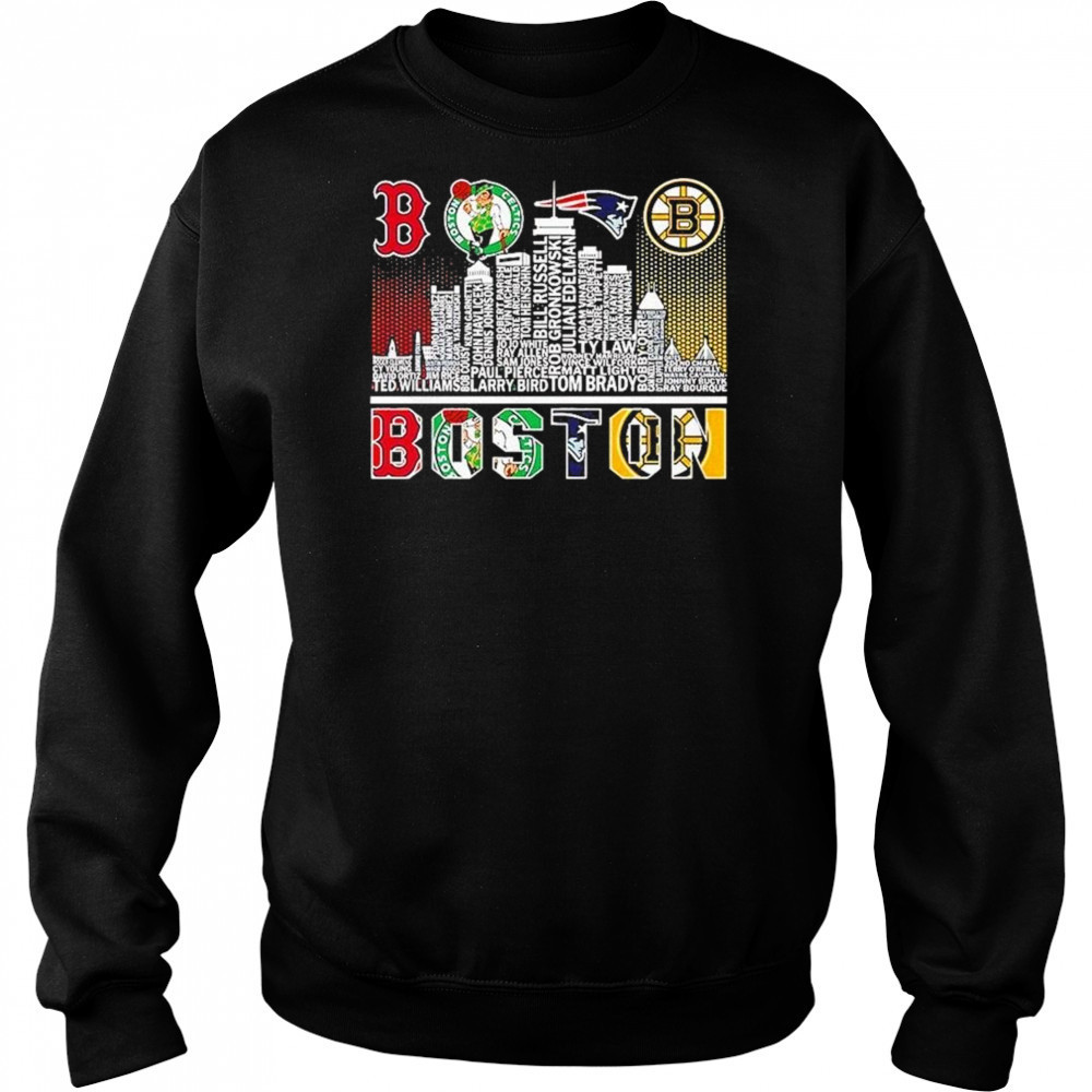 Boston Skyline City Sports Team Logo 2025 Shirt Sweatshirt