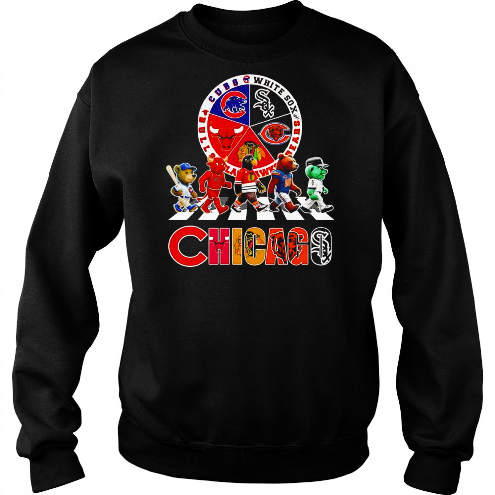 Chicago sports mascot Abbey Road logo shirt Sweatshirt