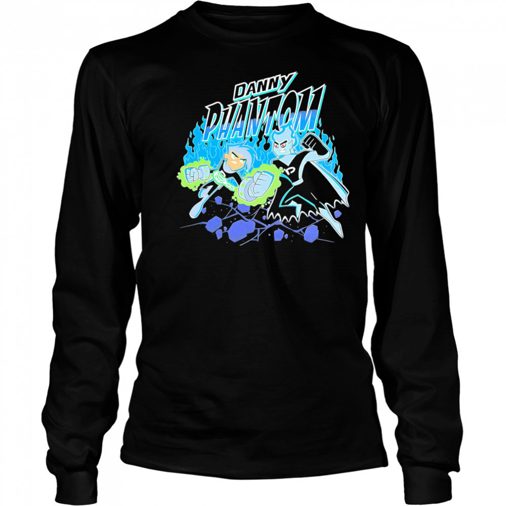 Danny Phantom VS Dark Danny shirt Long Sleeved