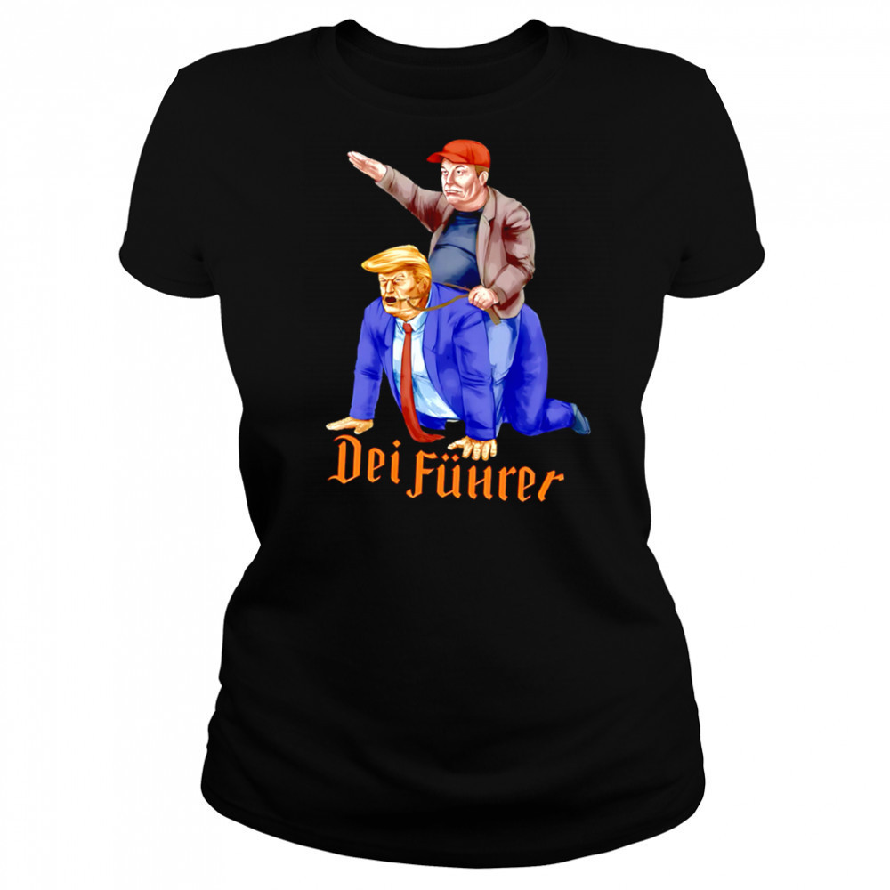 DEI Fuhrer Trump and Musk meme shirt Women's T-shirt