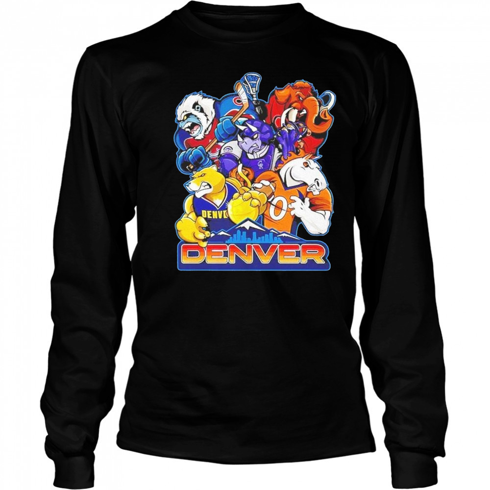 Denver Sports Team Mascot 2025 Shirt Long Sleeved