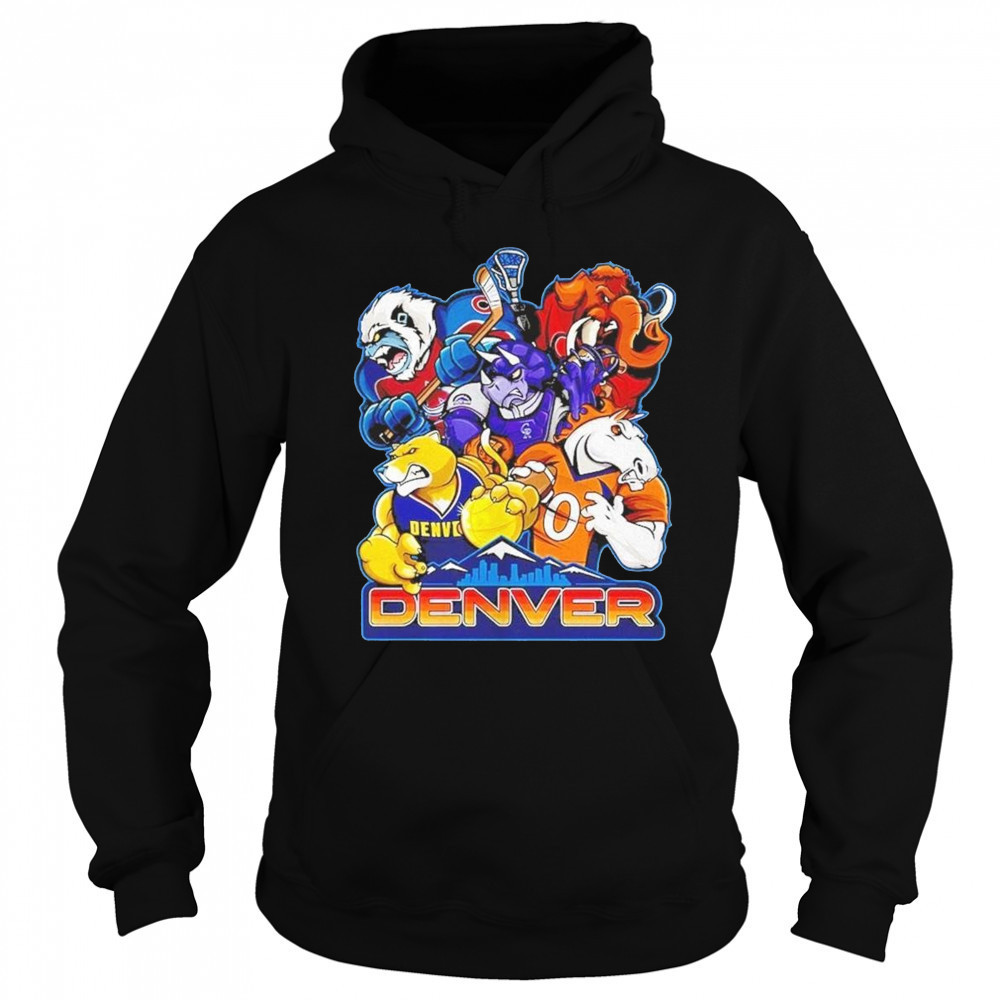 Denver Sports Team Mascot 2025 Shirt Hoodie