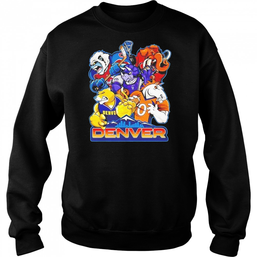 Denver Sports Team Mascot 2025 Shirt Sweatshirt