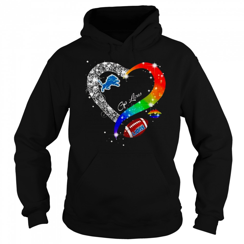 Detroit Lions 2025 LGBT Pride Day Go Lions Vintage Shirt Hoodie