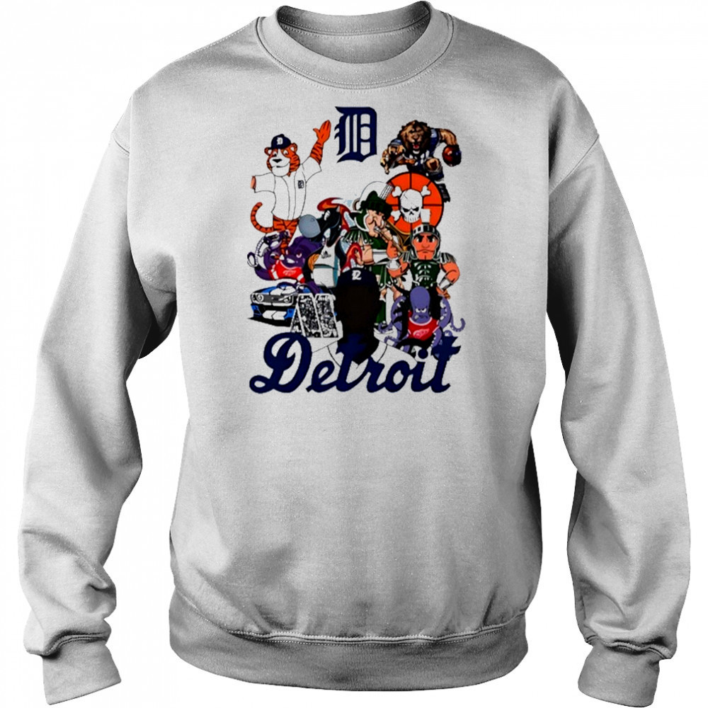 Detroit Mascots Sports Team T-Shirt Sweatshirt