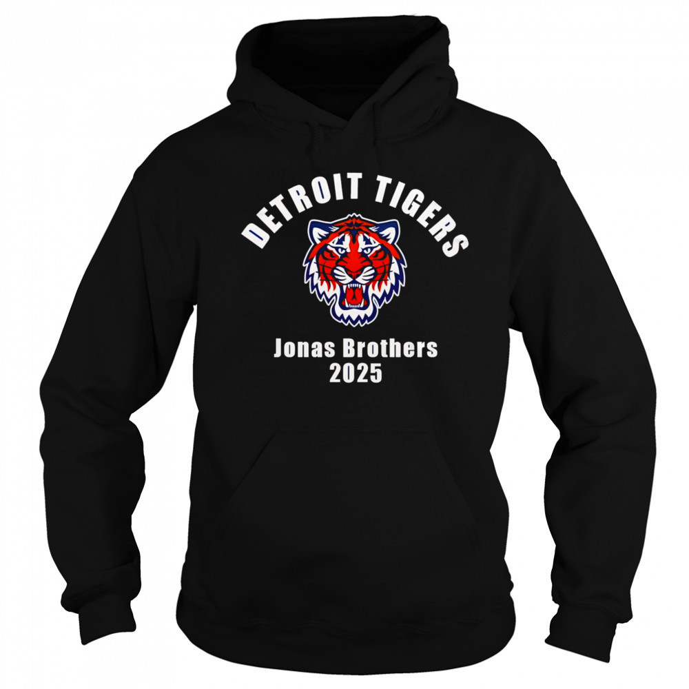 Detroit Tigers Jonas Brothers 2025 shirt Hoodie