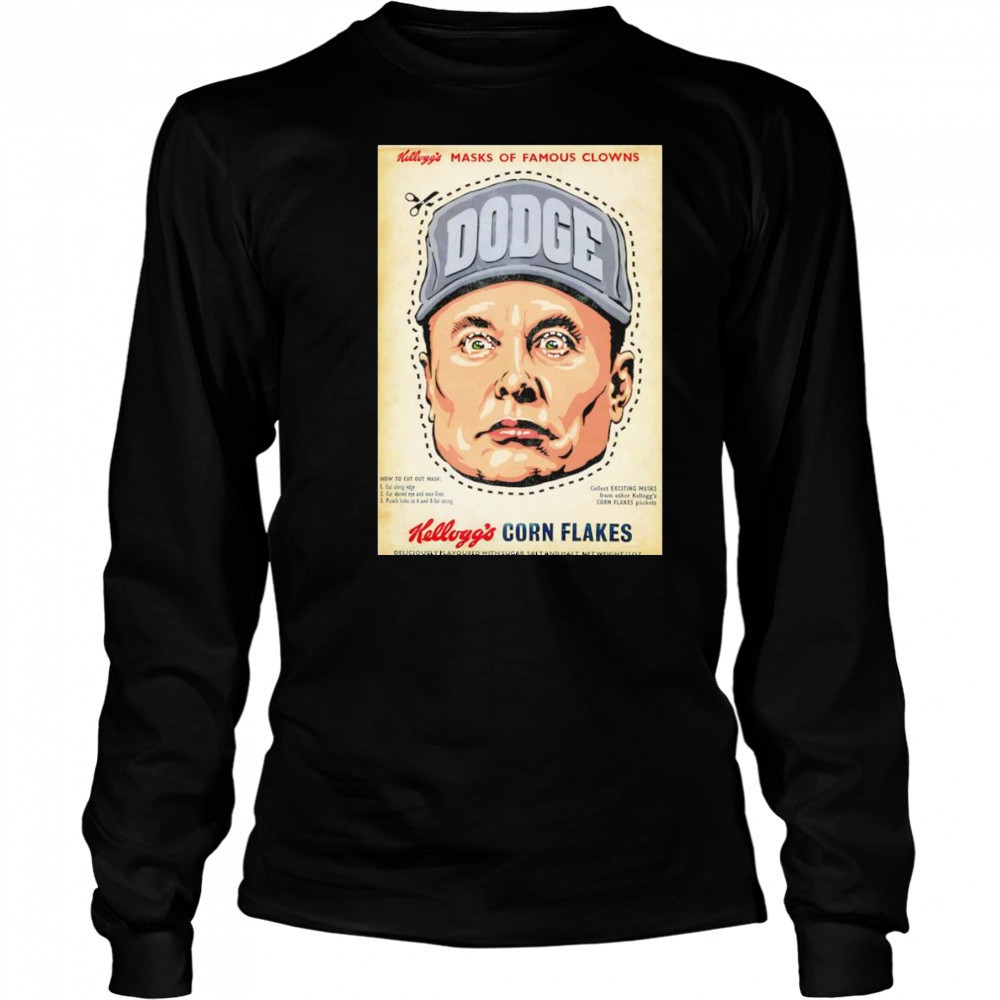 Elon Musk Doge corn flakes shirt Long Sleeved