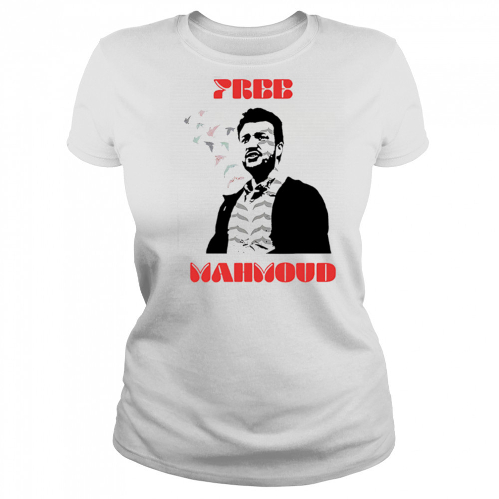 Free Mahmoud Khalil Support Social Justice And Democracy shirt Women's T-shirt