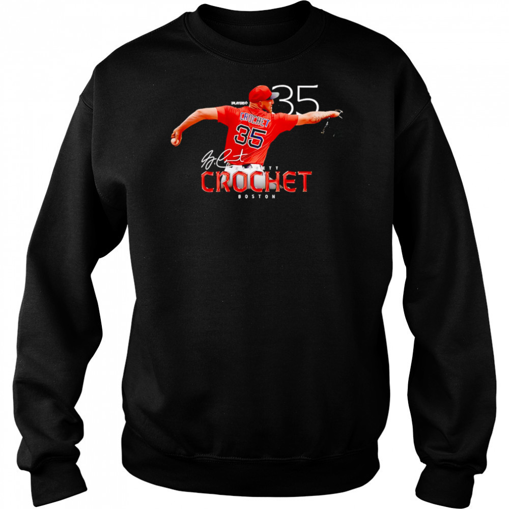 Garrett Crochet Boston Red Sox Signature shirt Sweatshirt