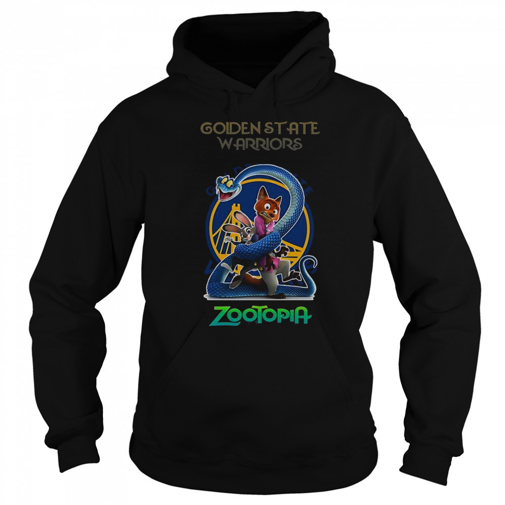 Golden State Warriors Zootopia 2 T-Shirt Hoodie