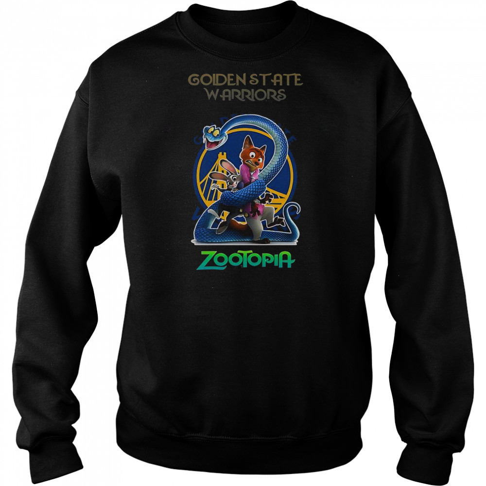 Golden State Warriors Zootopia 2 T-Shirt Sweatshirt