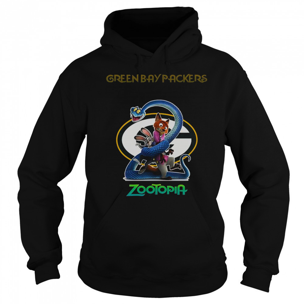 Green Bay Packers Zootopia 2 T-Shirt Hoodie