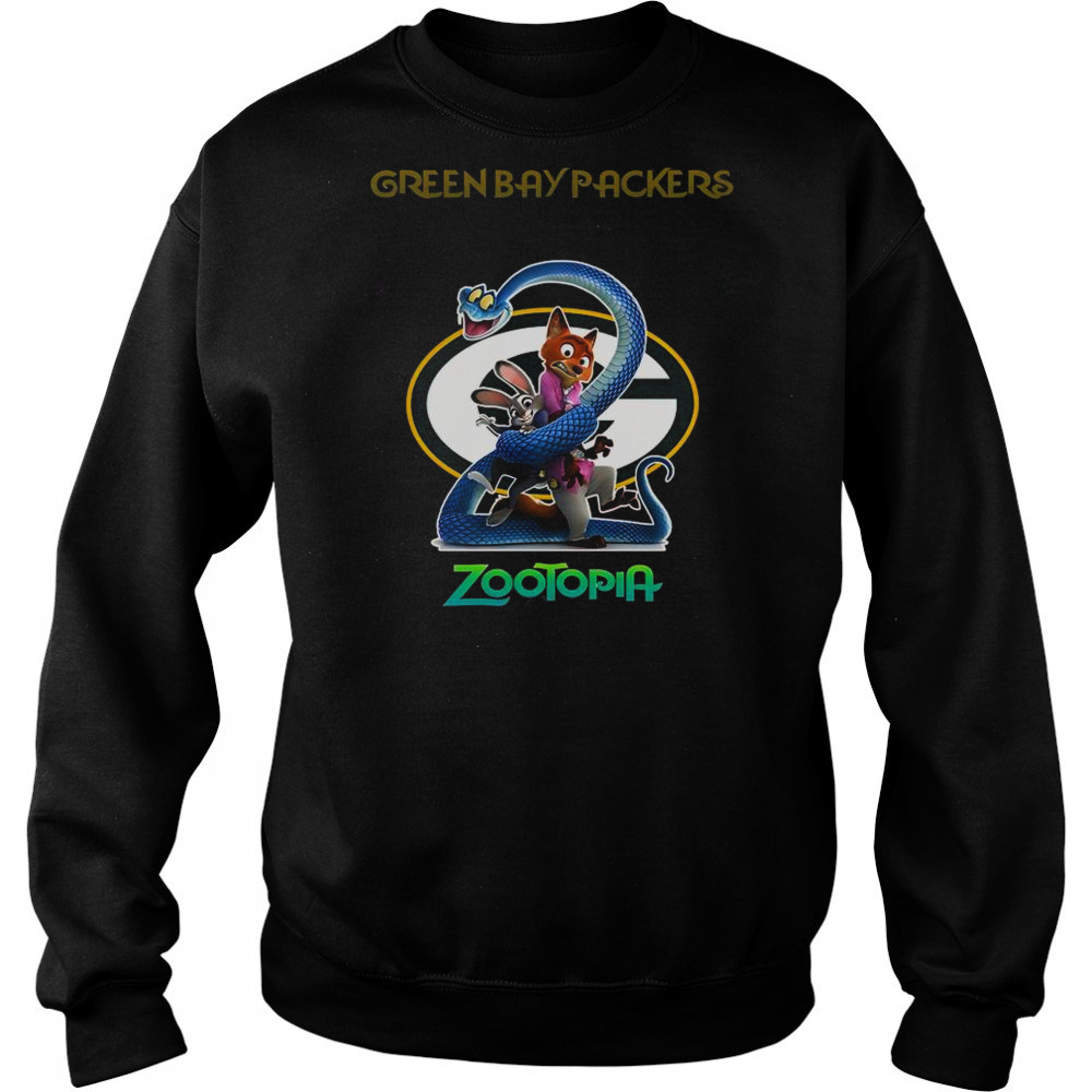 Green Bay Packers Zootopia 2 T-Shirt Sweatshirt