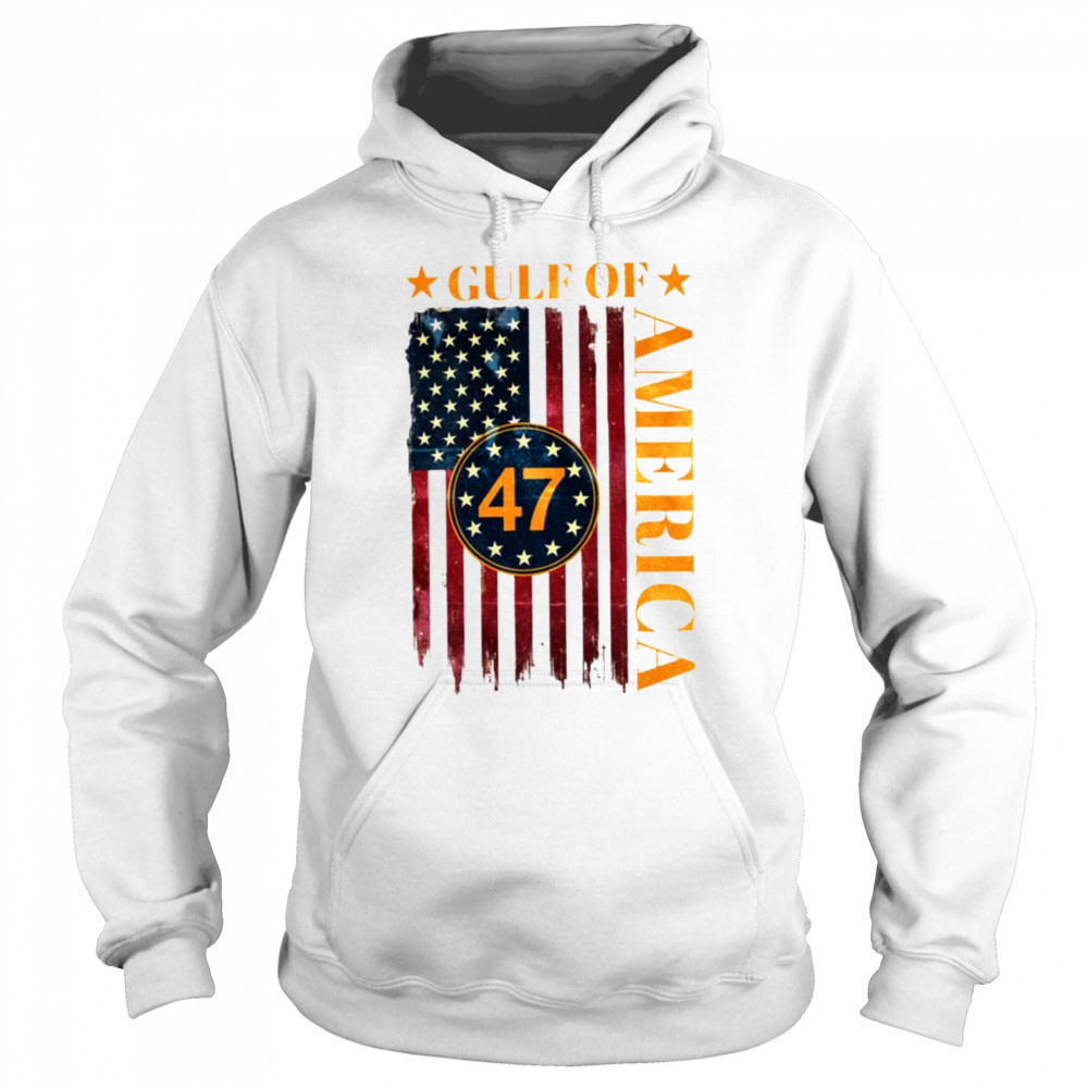 Gulf of America American Flag T Shirt Hoodie