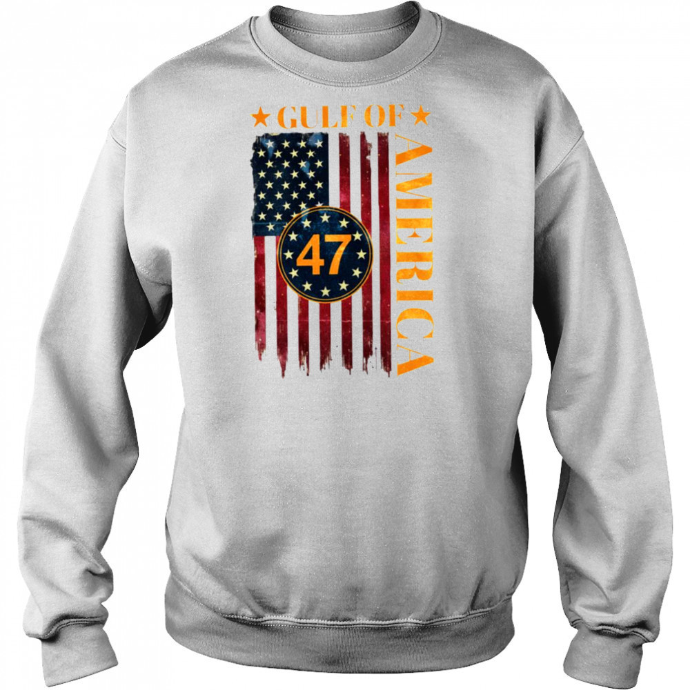 Gulf of America American Flag T Shirt Sweatshirt