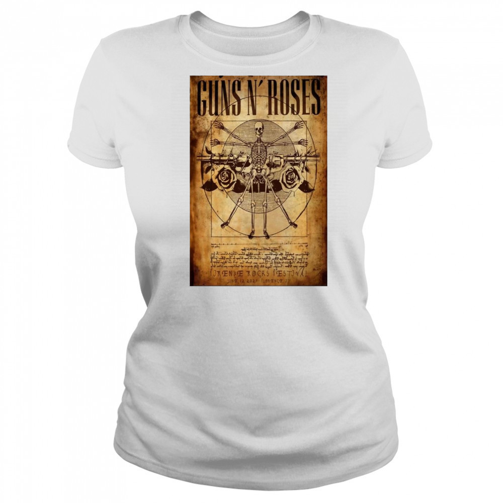 Guns N’ Roses Firenze Rocks Festival June 12 2025 Tour Shirt Women's T-shirt