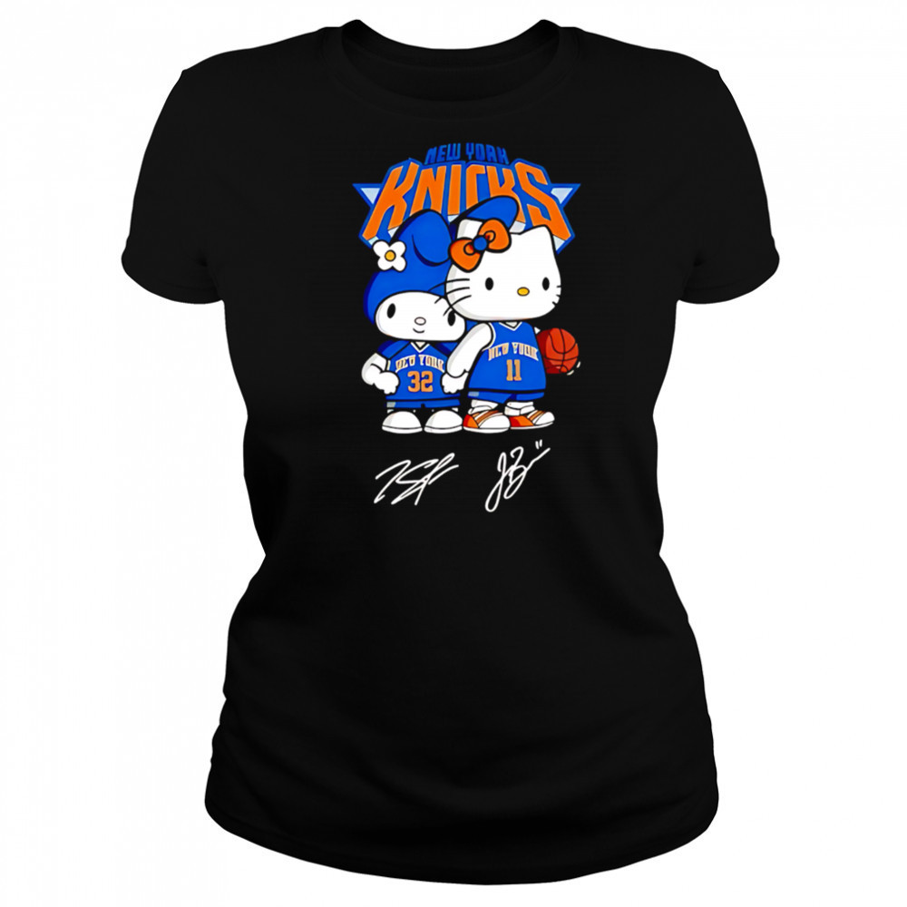 Hello Kitty Knicks Brunson and Towns Signature shirt Women's T-shirt