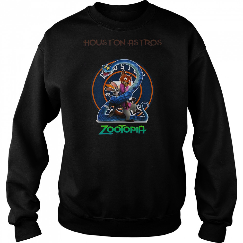 Houston Astros Zootopia 2 T-Shirt Sweatshirt
