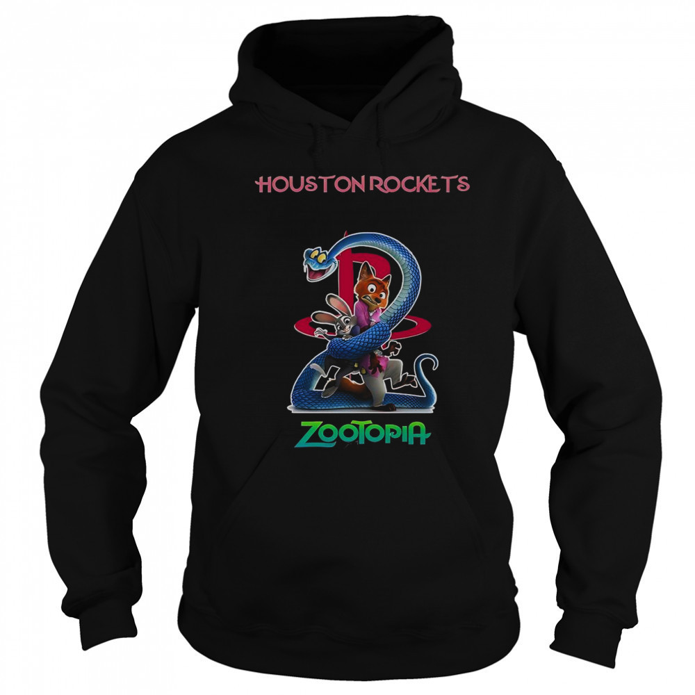 Houston Rockets Zootopia 2 T-Shirt Hoodie