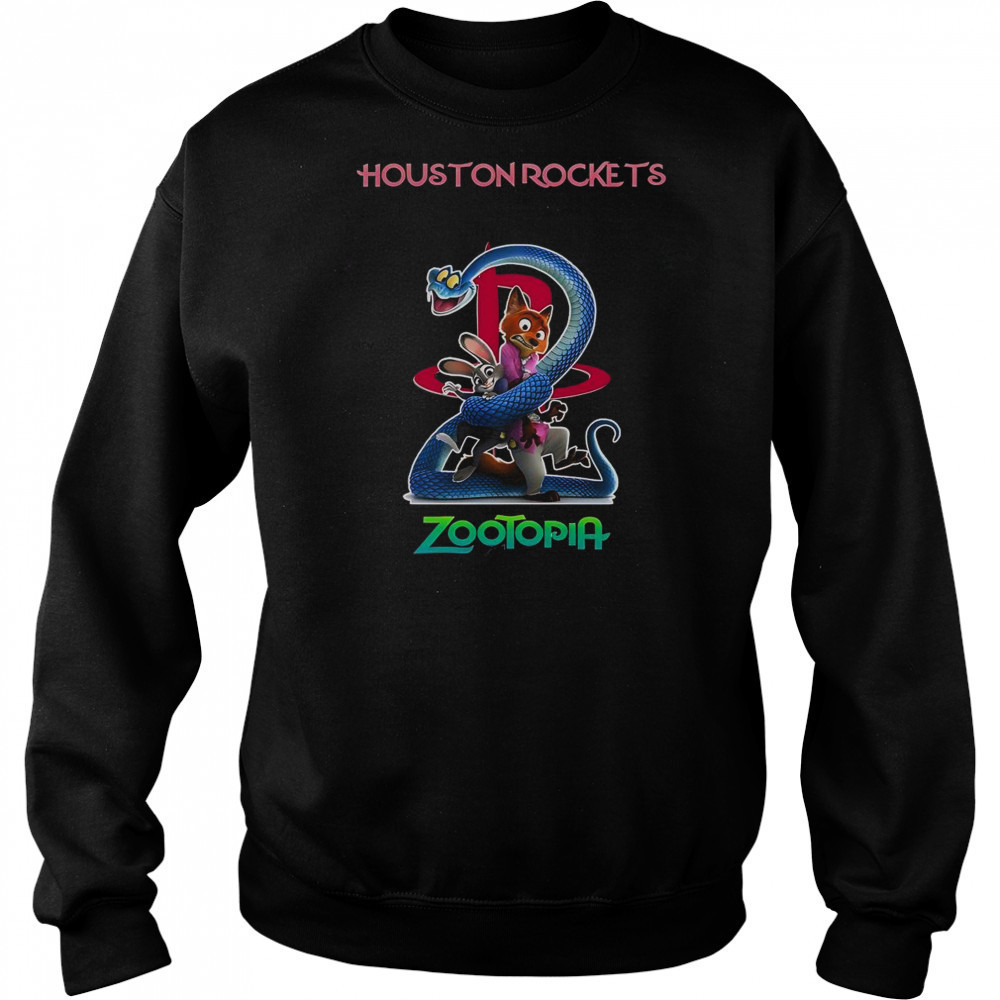 Houston Rockets Zootopia 2 T-Shirt Sweatshirt