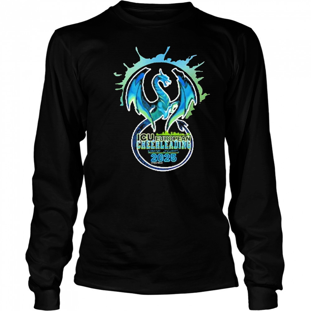 Icu European Cheerleading Championships 2025 T-Shirt Long Sleeved