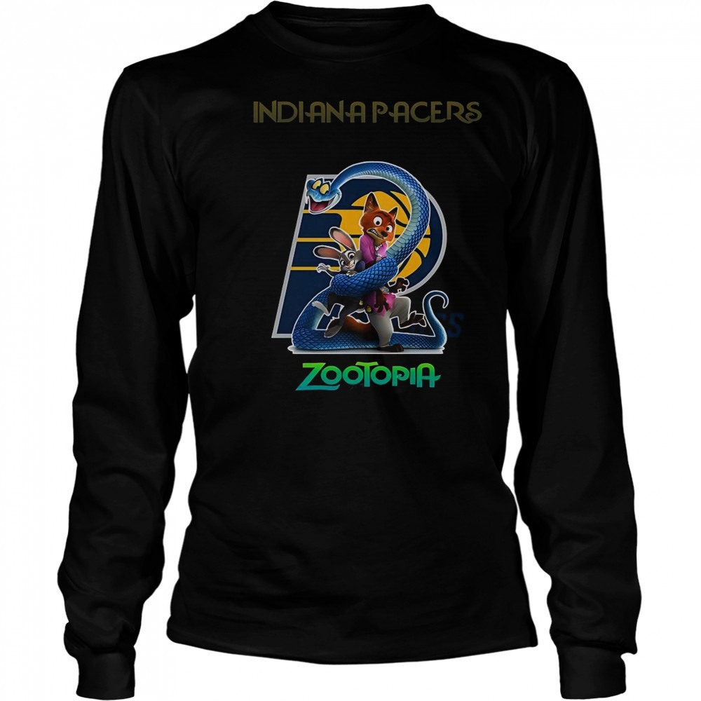 Indiana Pacers Zootopia 2 T-Shirt Long Sleeved