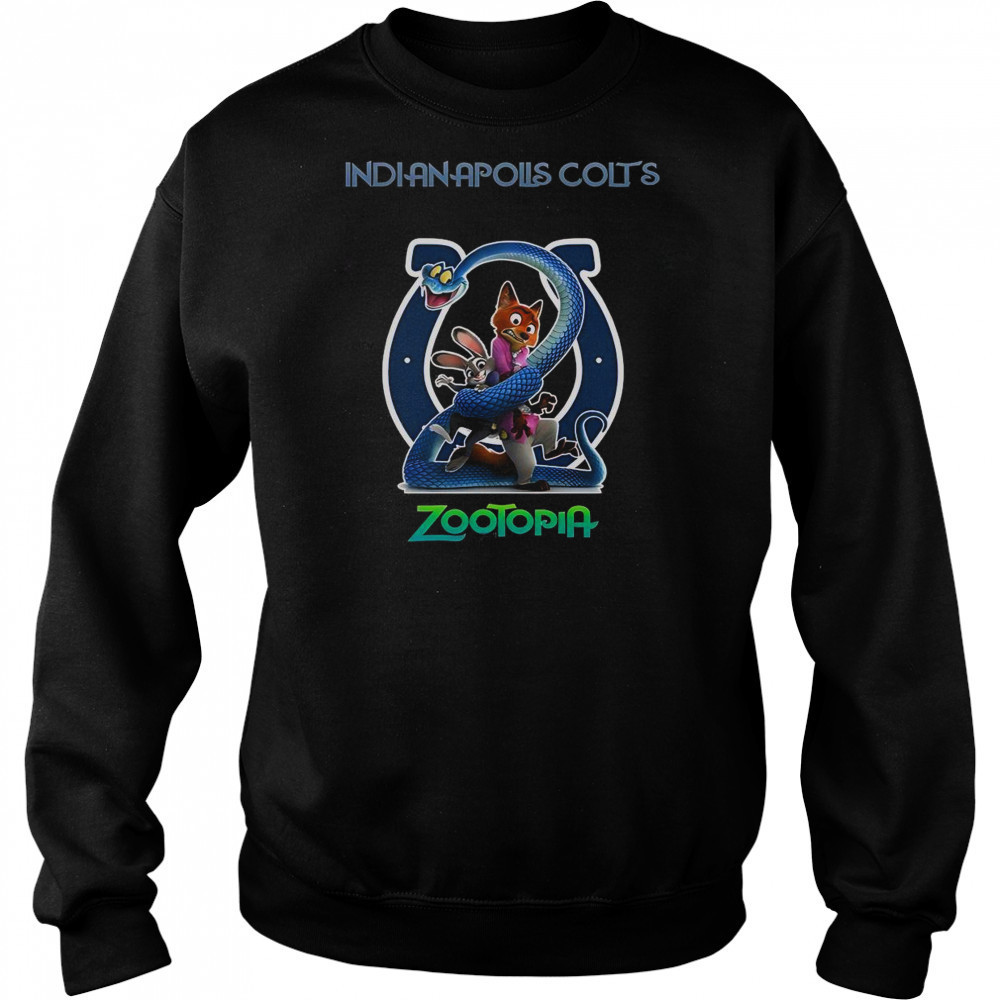 Indianapolis Colts Zootopia 2 T-Shirt Sweatshirt