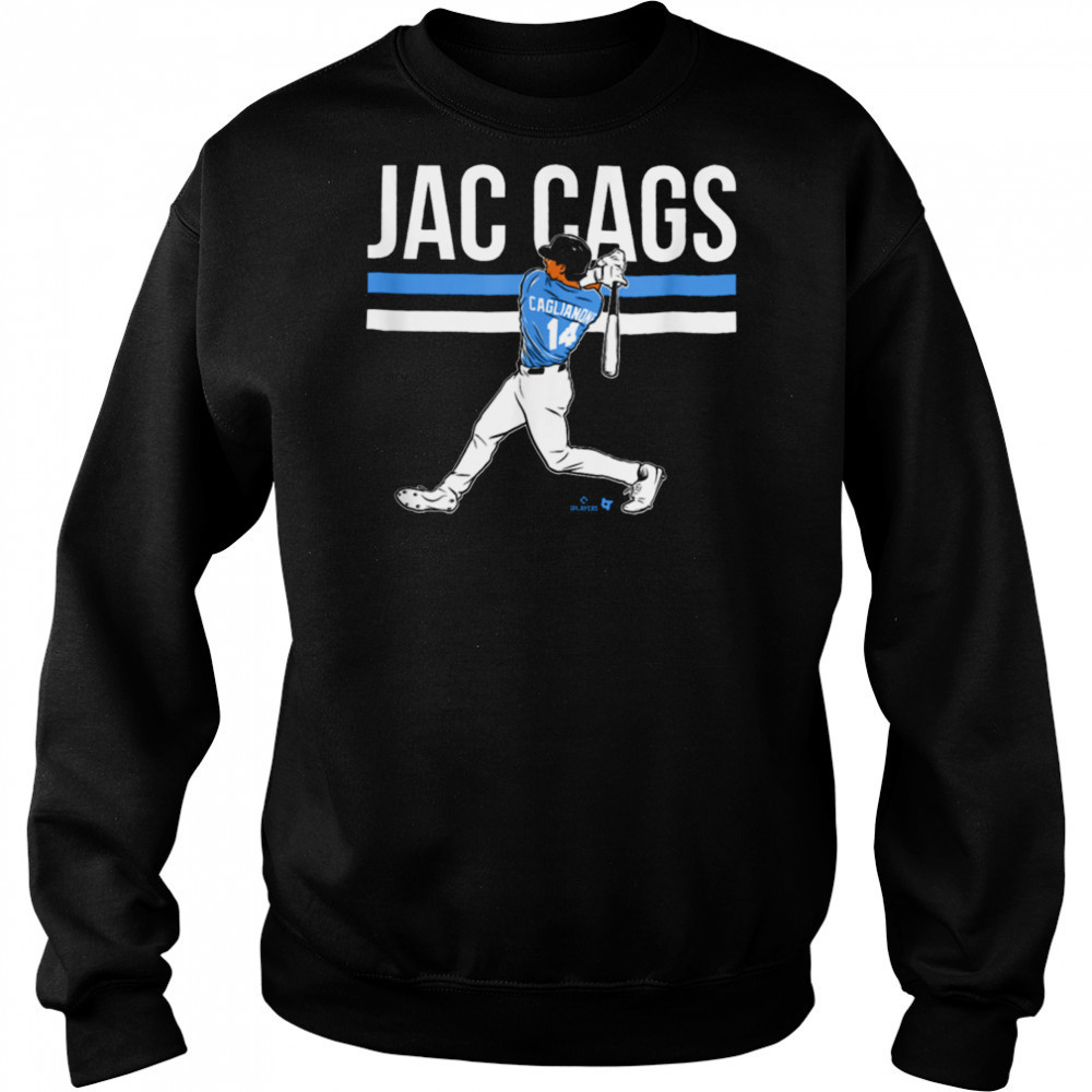 Jac Caglianone Slugger Swing Kansas City Baseball T Shirt Sweatshirt