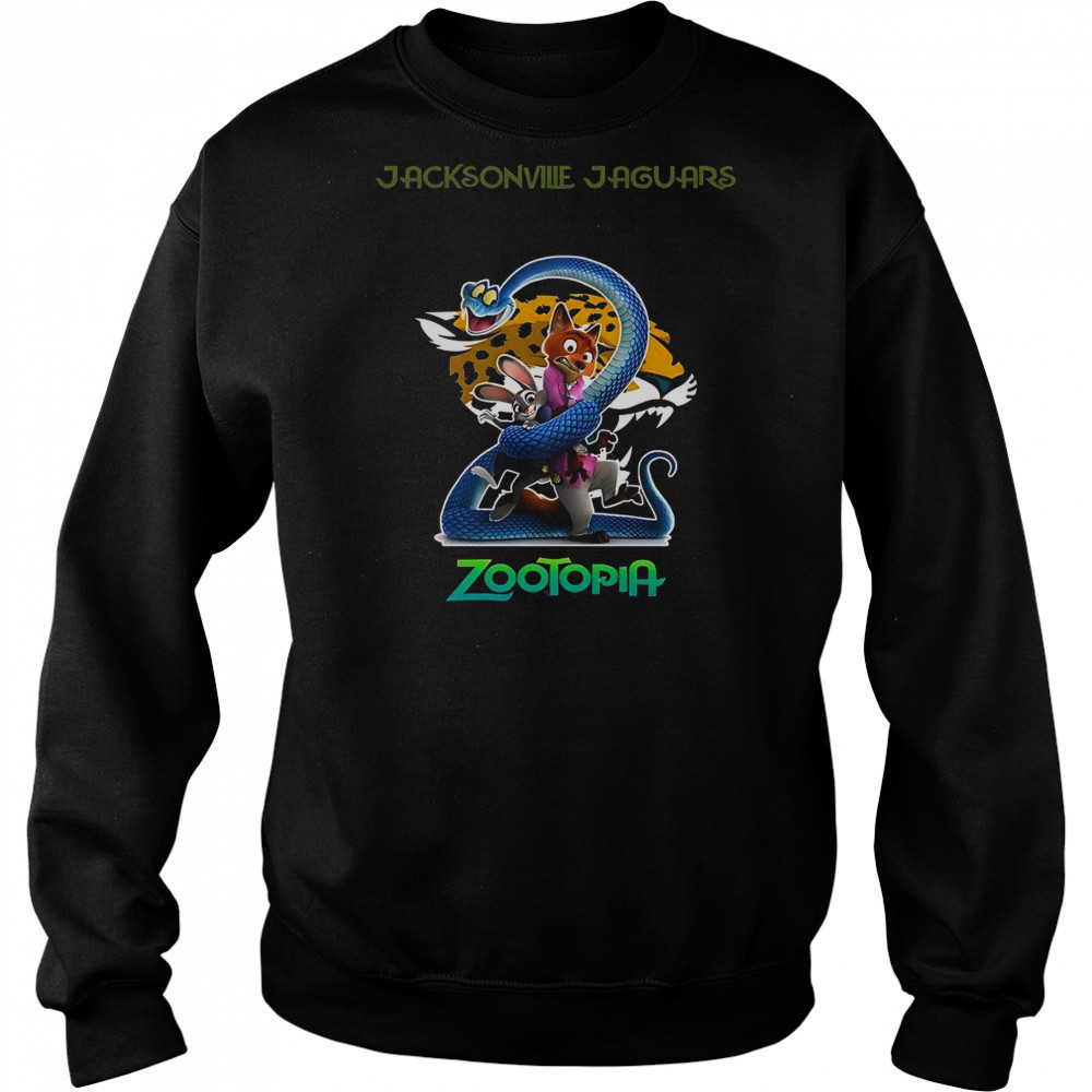 Jacksonville Jaguars Zootopia 2 T-Shirt Sweatshirt