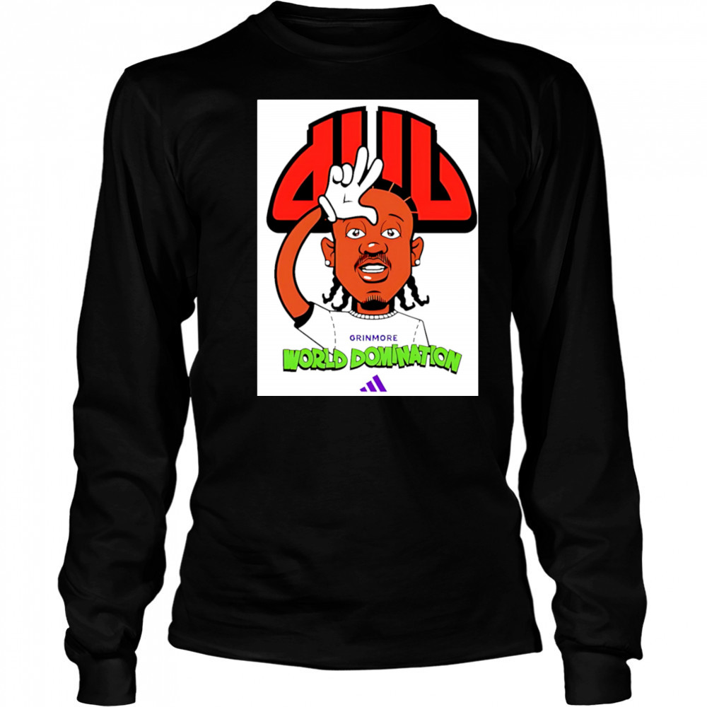 Jdub World Domination grinmore shirt Long Sleeved
