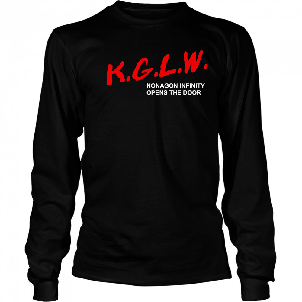 KGLW nonagon infinity opens the door shirt Long Sleeved
