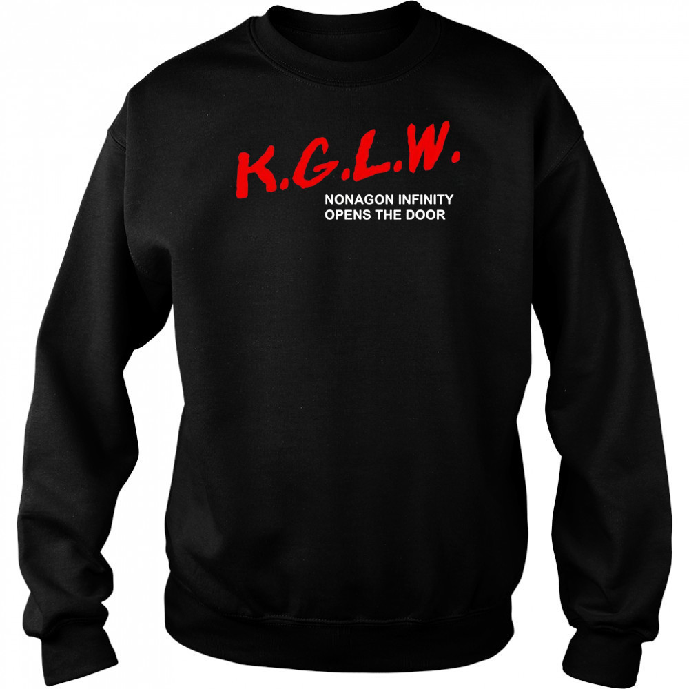 KGLW nonagon infinity opens the door shirt Sweatshirt