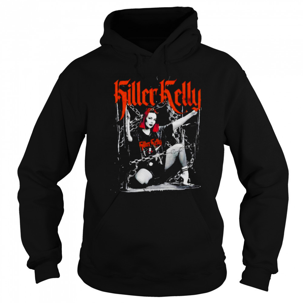 Killer Kelly chained graphic shirt Hoodie