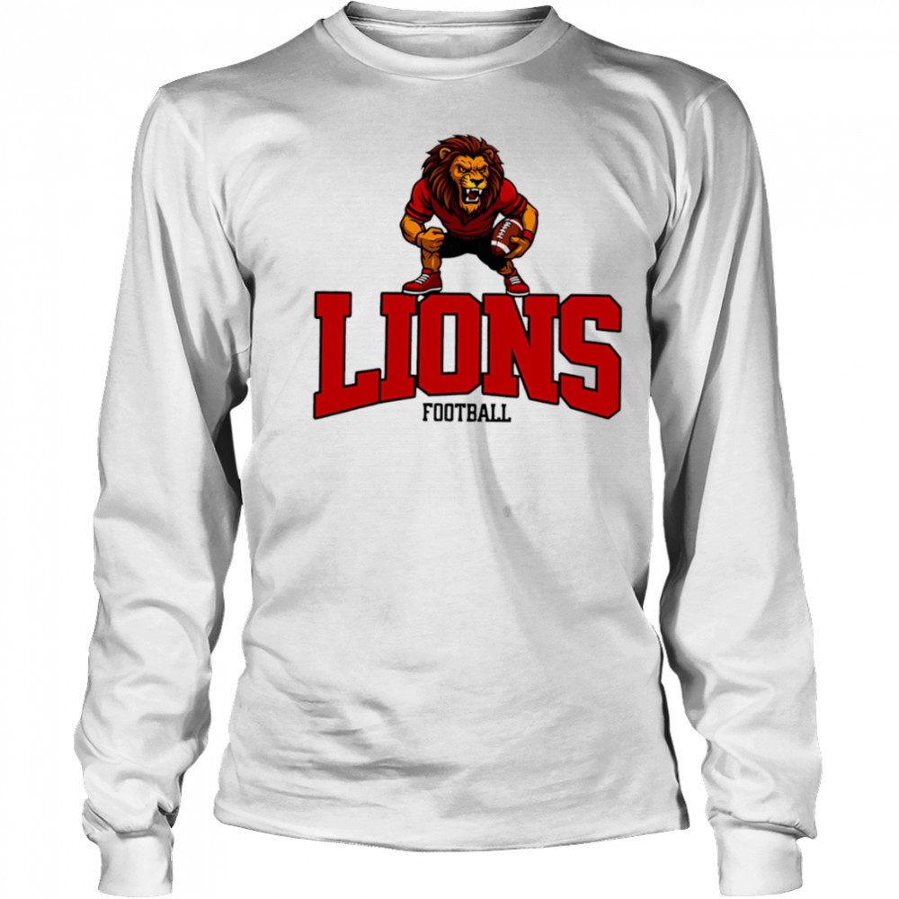 Lions Football Mascot Classic shirt Long Sleeved