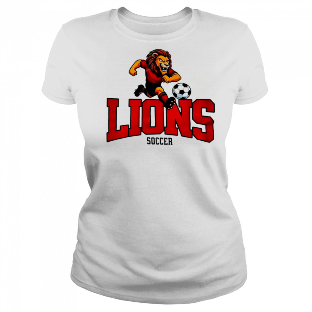 Lions Soccer Mascot Classic shirt Women's T-shirt