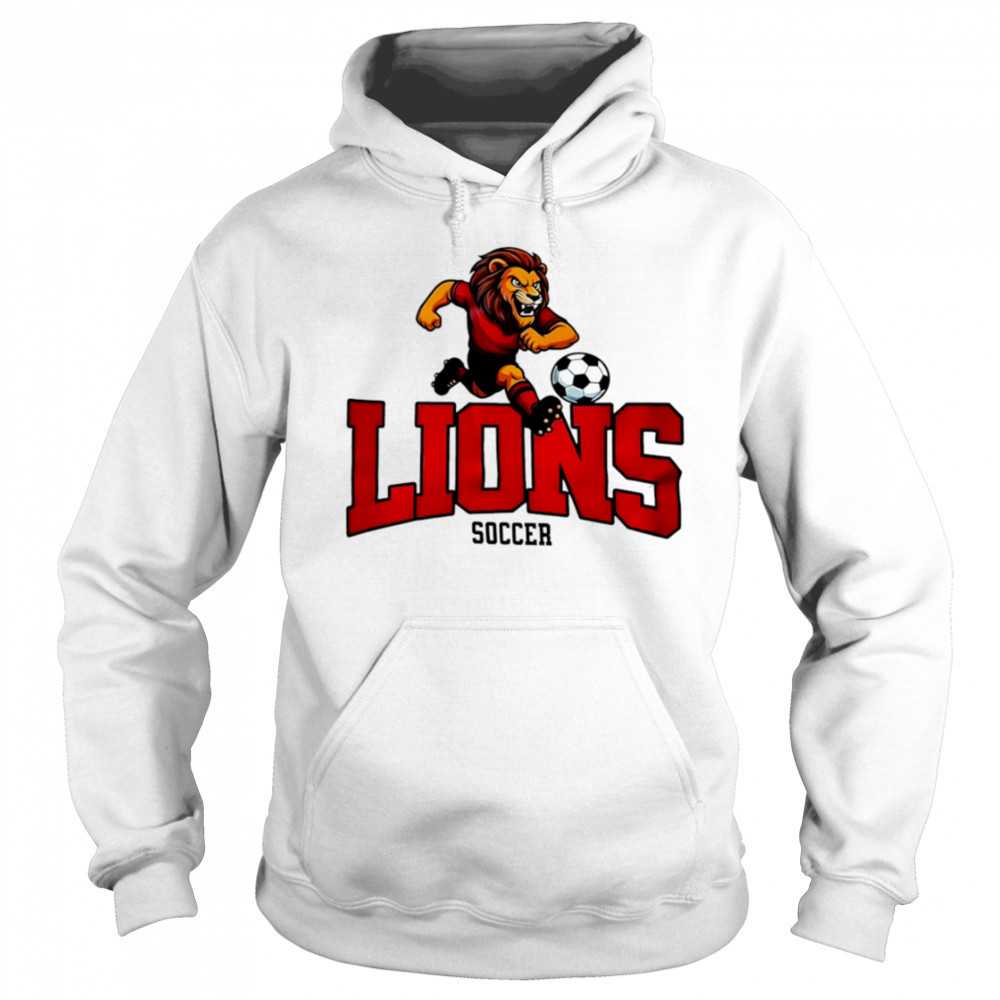 Lions Soccer Mascot Classic shirt Hoodie