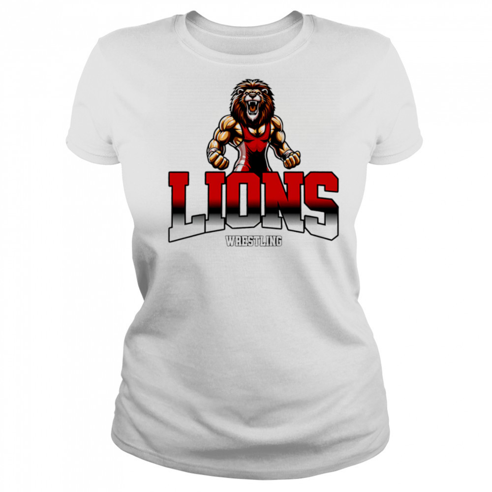 Lions Wrestling Mascot Classic shirt Women's T-shirt