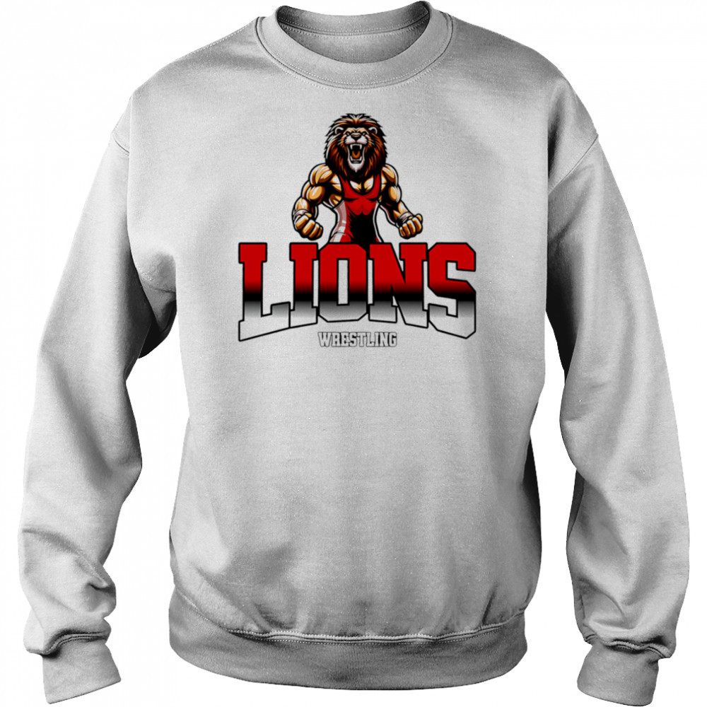 Lions Wrestling Mascot Classic shirt Sweatshirt