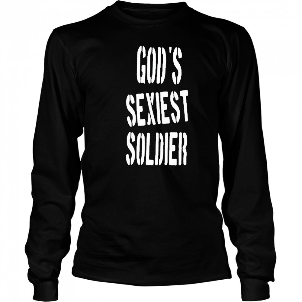 Lizzo Wearing God’s Sexiest Soldier T-Shirt Long Sleeved