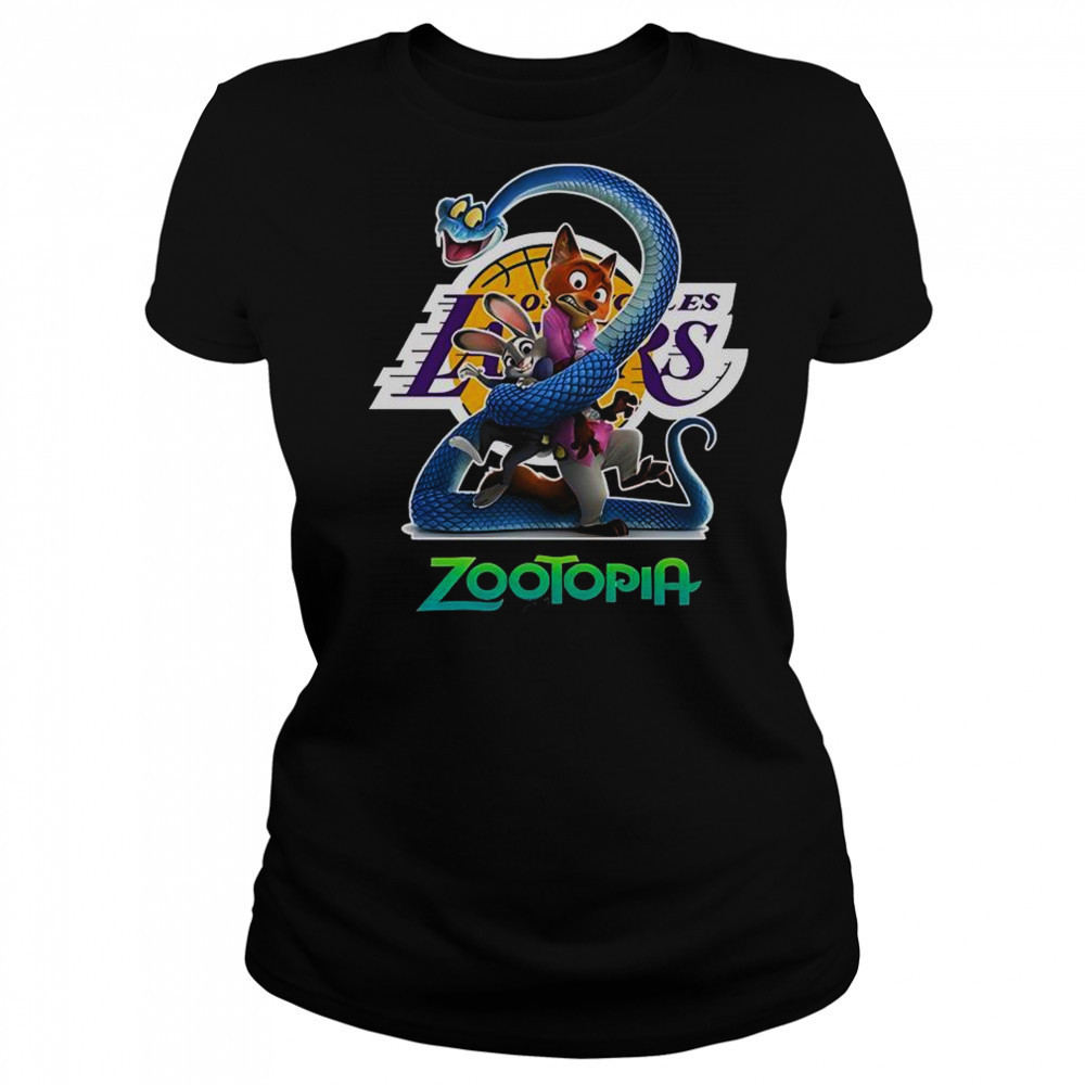 Los Angeles Lakers Zootopia 2 T-Shirt Women's T-shirt