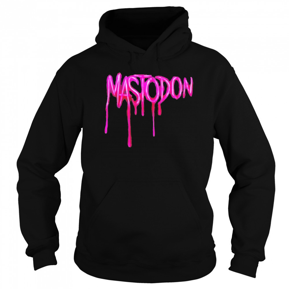 Mastodon Drip Logo T-Shirt Hoodie
