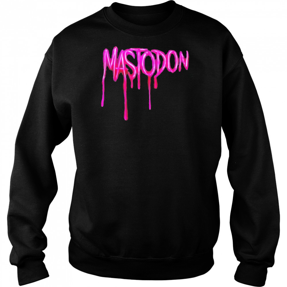 Mastodon Drip Logo T-Shirt Sweatshirt