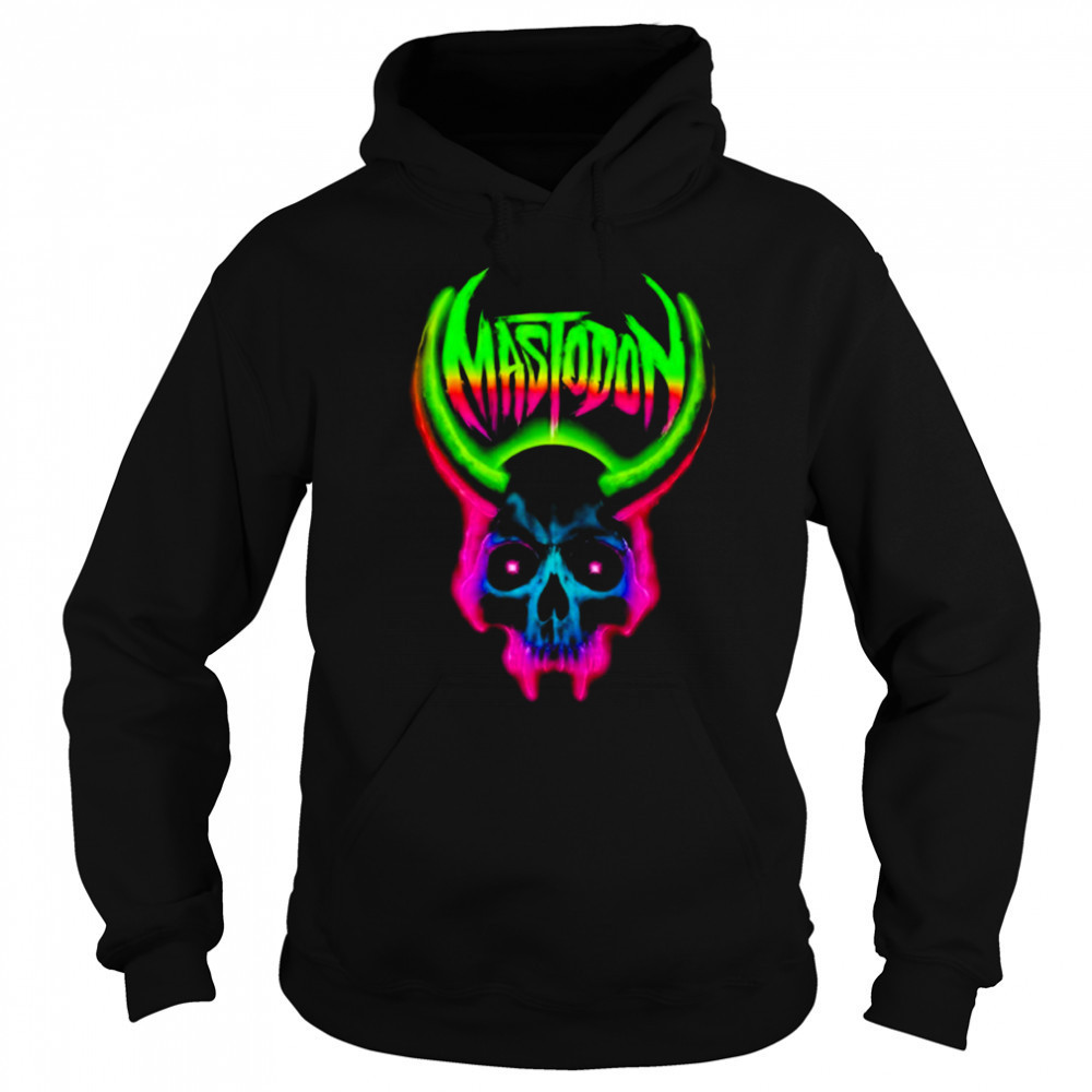 Mastodon Neon Skull X Chad James Keith Shirt Hoodie